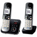 Wireless Phone Panasonic KX-TG6822FRB Black Grey - Електроника Телефони и таблети<<<Компютри|