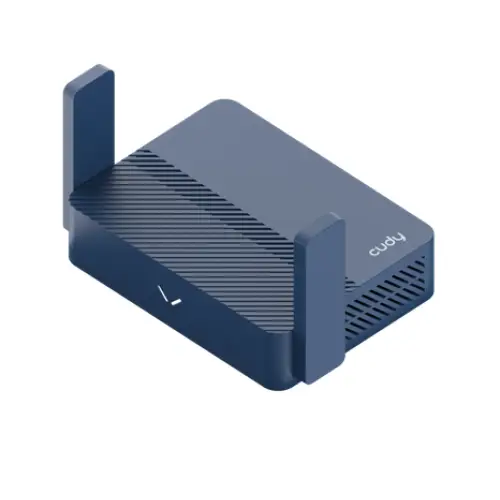 Wireless router Cudy TR3000 VPN Travel router AX3000 2.5Ghz WAN USB-C 2 x antennas blue - Безжични рутери<<<Мрежово