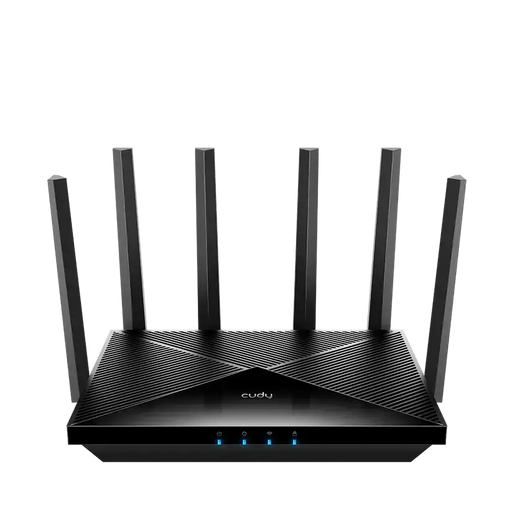 Wireless router Cudy WR11000 BE11000 Tri Band Wi-Fi 7 4x2.5Gbps port 6x5dBi antennas - Безжични рутери<<<Мрежово