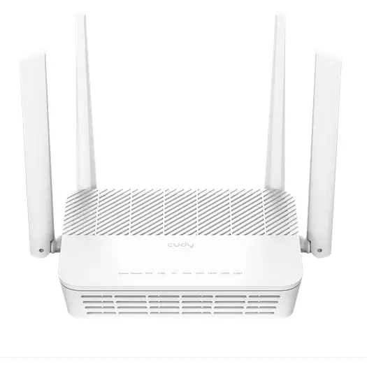 Wireless Router Cudy WR3000P 2.5G,AX3000 Mesh Poe Router 4 x 10/100/1000Mbps Ports 4 x 5dBi fixed antenna - Безжични