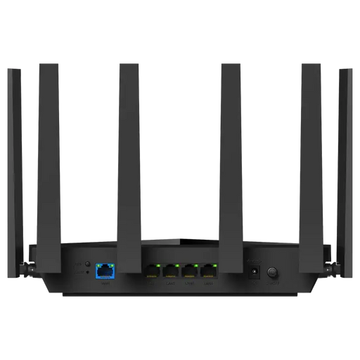 Wireless router Cudy WR6500H BE6500 dual-band Wi-Fi 7 1x2.5Gbps WAN port 4x10/100/1000 6x5dBi antennas - Безжични