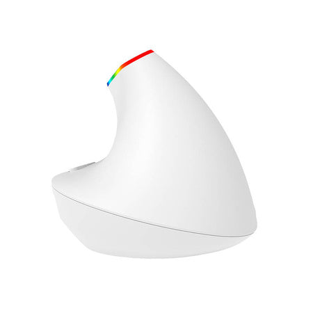 Wireless Vertical Mouse Delux M618C 2.4G 1600DPI RGB (white) - Vertical mice<<<Mice<<<Gaming<<<InnproXML