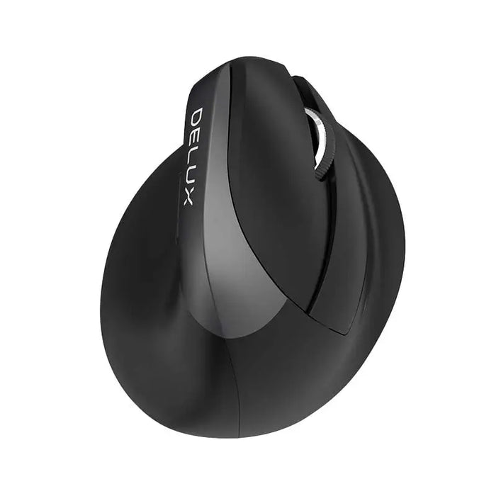 Wireless Vertical Mouse Delux M618Mini BT + 2.4G RGB 4000DPI (Iron Gray) - Vertical mice<<<Mice<<<Gaming<<<InnproXML