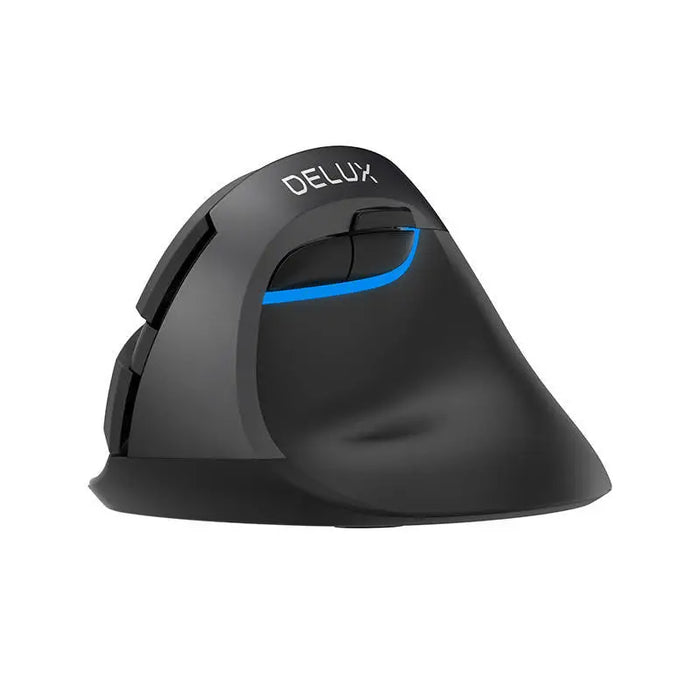 Wireless Vertical Mouse Delux M618Mini DB BT + 2.4G 2400DPI (black) - Vertical mice<<<Mice<<<Gaming<<<InnproXML