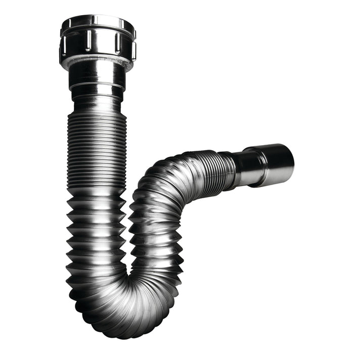 WIRQUIN CORRUGATED CONNECTION FOR SIPHON - CHROME 32/40 WIRQUIN