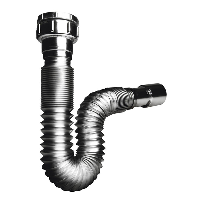WIRQUIN CORRUGATED CONNECTION FOR SIPHON - CHROME 40/50 WIRQUIN