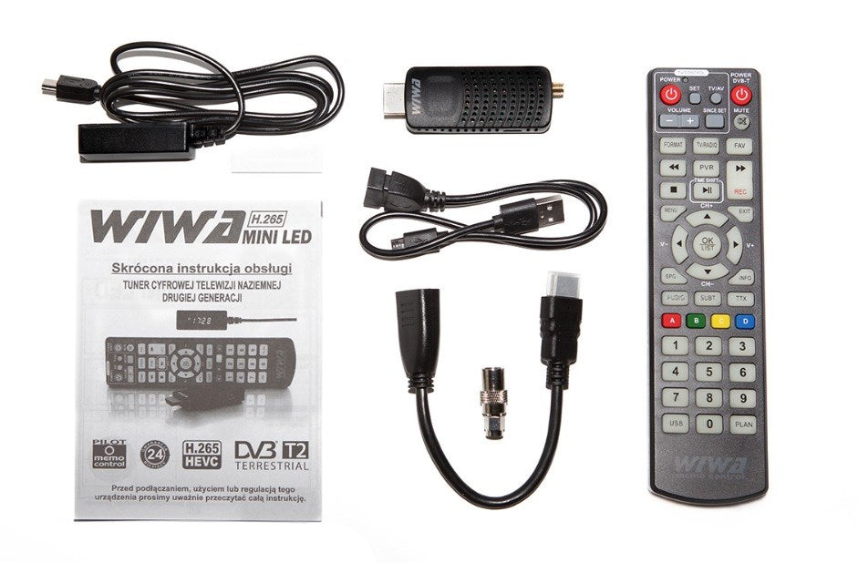 DVB-T/T2 WIWA H.265 MINI LED Tuner