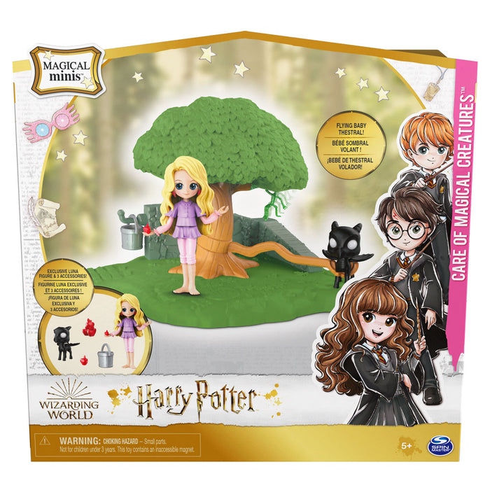 HARRY POTTER The Garden of Magical Creatures with Luna figurine