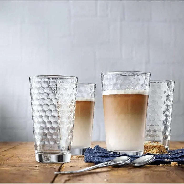 WMF Latte Macchiato Cup Honeycomb 4pcs. 0948652040