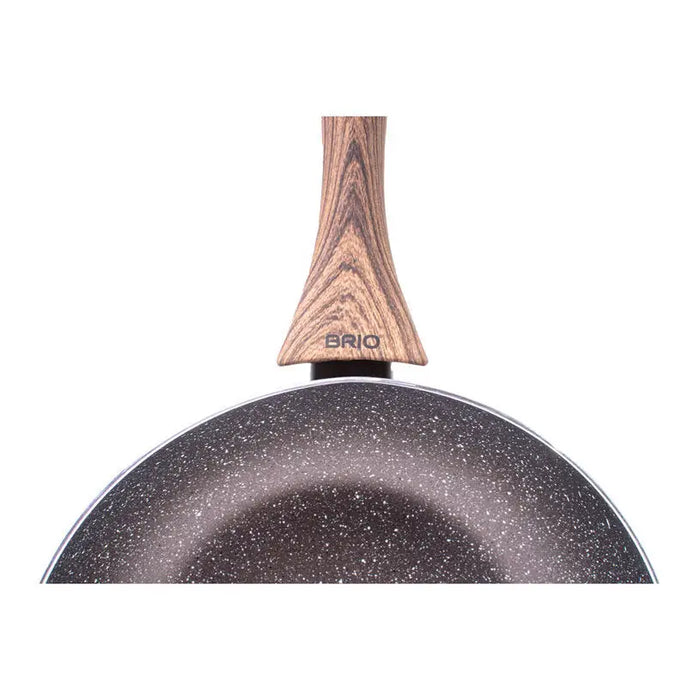 WOK PAN 28CM BRIO MOCCA MARBLE - Съдове за готвене<<<Домашни потреби<<<Кухня<<<Praktiker