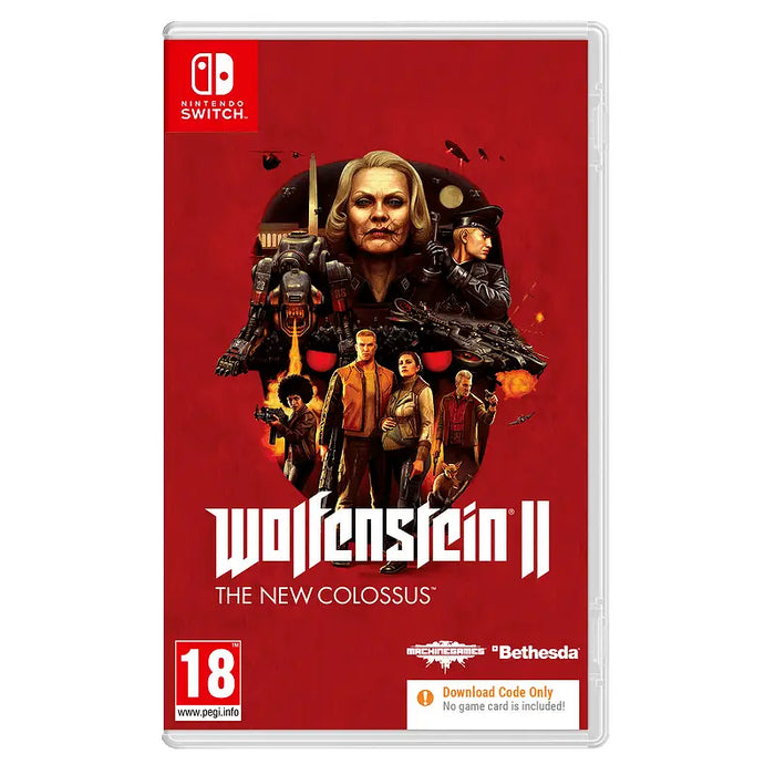 Wolfenstein 2 The New Colossus Game - Code in Box (NSW) - Игри<<<Конзоли и аксесоари<<<ТВ Аудио Gaming<<<ZoraSite