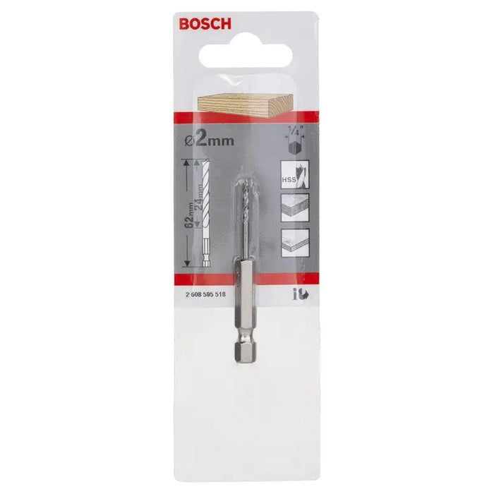 WOOD DRILL BOSCH 2X24X62 - Свредла<<<Консумативи за електроинструменти<<<Инструменти и