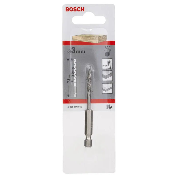 WOOD DRILL BOSCH 3X33X74 - Свредла<<<Консумативи за електроинструменти<<<Инструменти и