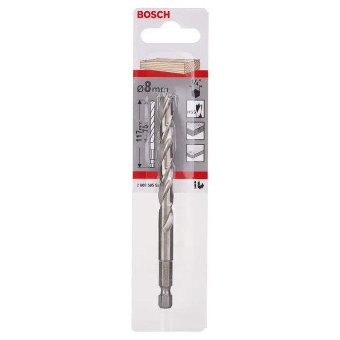 WOOD DRILL BOSCH 8X75X117 - Свредла<<<Консумативи за електроинструменти<<<Инструменти и