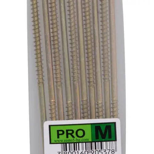 WOOD SCREW 6X160 MM PRO M 10 PCS - Винтове<<<Винтове и болтови съединения<<<Инструменти и железария<<<Praktiker
