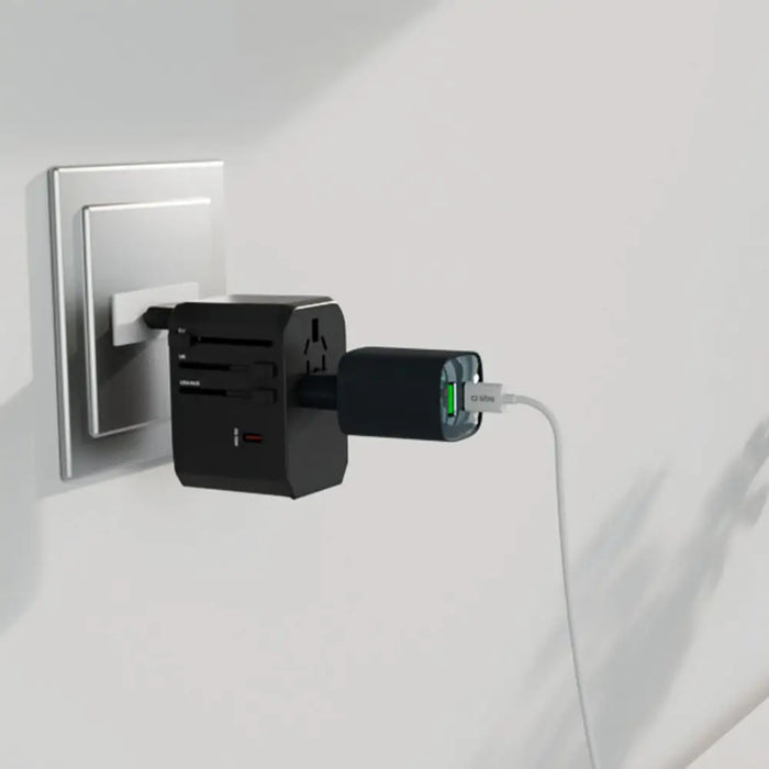 World travel GaN 70W adapter with pouch case - *Kategoria tymczasowa<<<HurtelXML