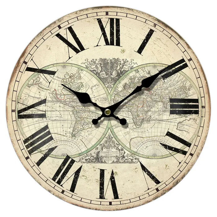 WORLD WALL CLOCK F34 CM. MIX - Часовници<<<Декорации<<<Мебели и интериор<<<Praktiker