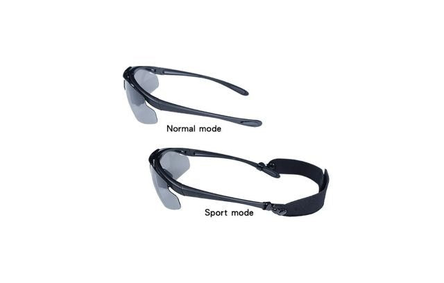 Photochromic cycling glasses with UV protection and corrective insert, Rockbros 14110023003, white