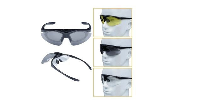 Photochromic cycling glasses with UV protection and corrective insert, Rockbros 14110023003, white