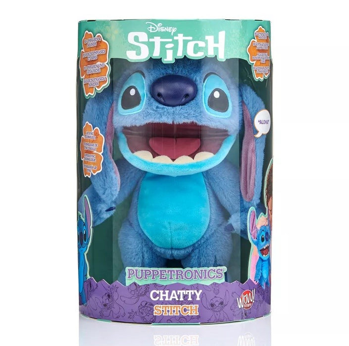 Interactive mascot Wow! Stuff Disney Real FX Chatty Stitch Puppet (DIS-1025-01)
