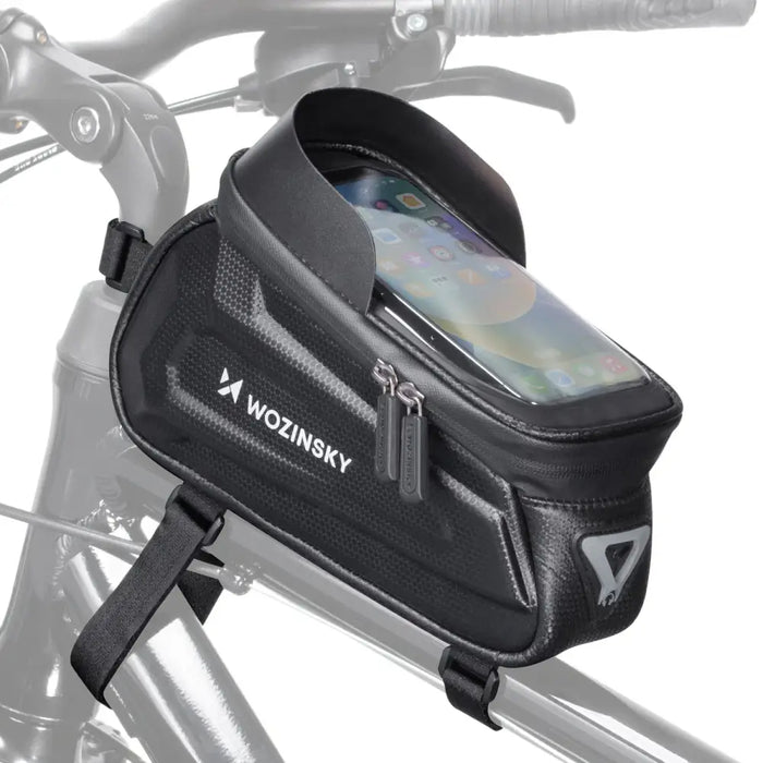 Wozinsky Bike Frame Bag 1.7l Phone Cover Black (WBB28BK) - Torby rowerowe<<<HurtelXML