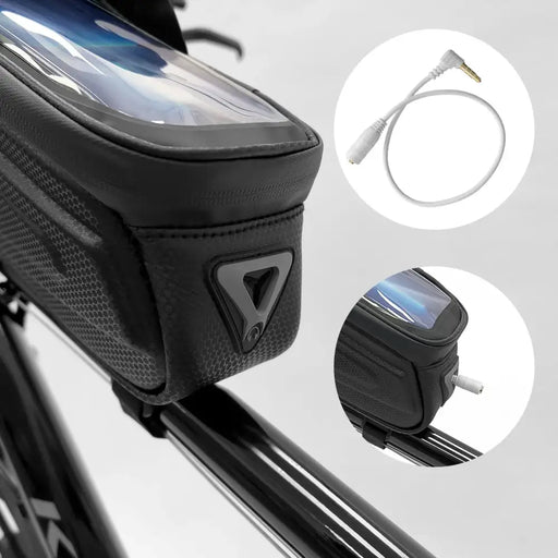 Wozinsky Bike Frame Bag 1.7l Phone Cover Black (WBB28BK) - Torby rowerowe<<<HurtelXML