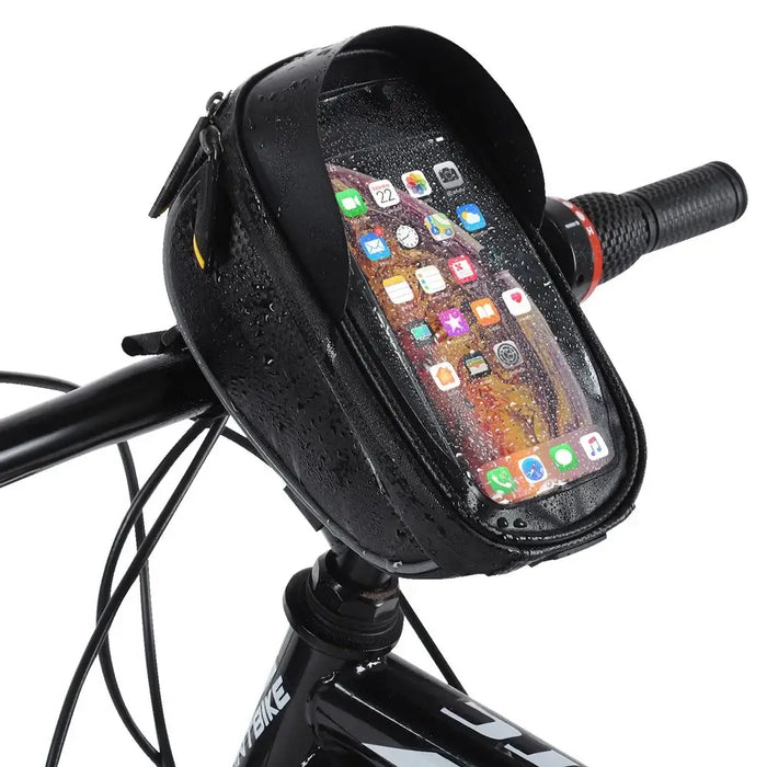 Wozinsky bike handlebar bag with phone case 1l black (WBB16BK) - Torby rowerowe<<<HurtelXML