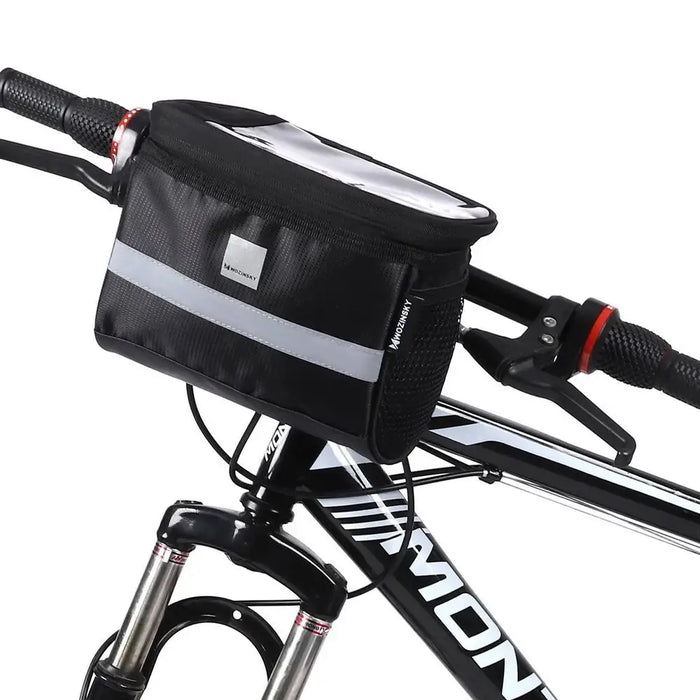 Wozinsky bike handlebar bag with phone case 2l black (WBB12BK) - Torby rowerowe<<<HurtelXML&&&Bags