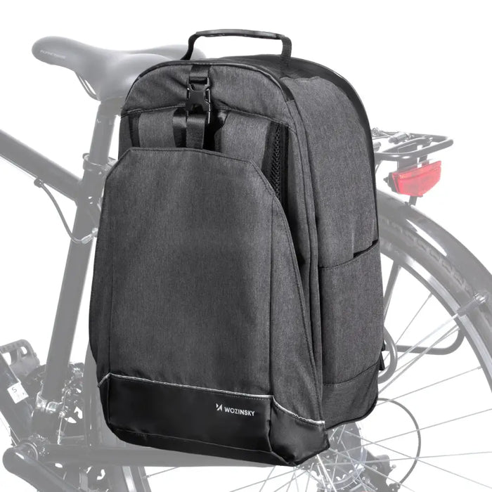 Wozinsky bike pannier bag bike backpack with frame 2in1 40l black (WBB33BK) - Torby rowerowe<<<HurtelXML