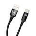 Wozinsky cable USB - USB Type C 2,4A 2m black(WUC-C2B) - Cell phone cables<<<HurtelXML