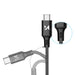 Wozinsky cable USB - USB Type C 2,4A 2m black(WUC-C2B) - Cell phone cables<<<HurtelXML