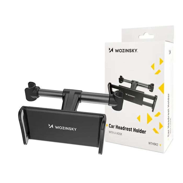 Wozinsky car headrest holder with hanger black (WTHBK2) - Uchwyty samochodowe do telefonów<<<HurtelXML