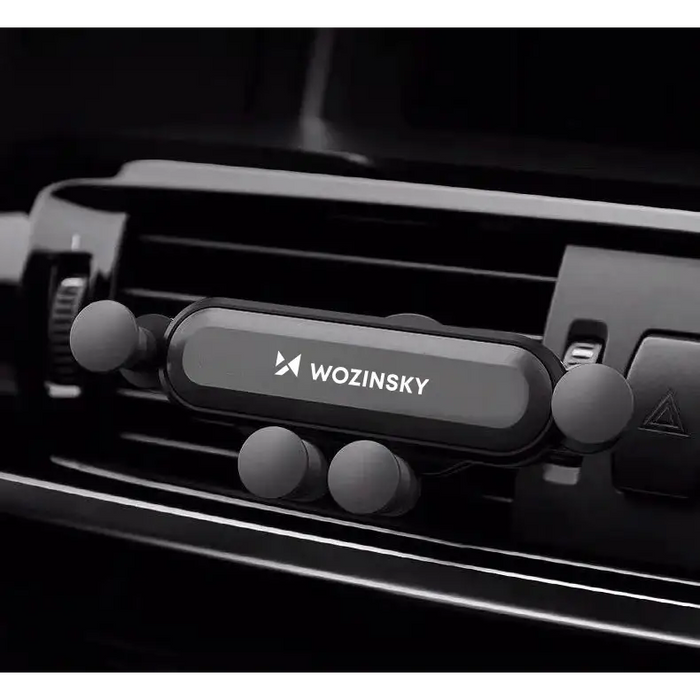 Wozinsky car phone holder gravity for ventilation grille black (WCH-05) - Uchwyty samochodowe do telefonów<<<HurtelXML