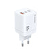 Wozinsky CGWCW 65W GaN Wall Charger USB-A / 2 x USB-C - White - Cell phone USB charger<<<HurtelXML