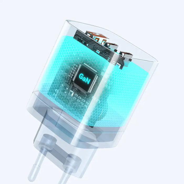 Wozinsky CGWCW 65W GaN Wall Charger USB-A / 2 x USB-C - White - Cell phone USB charger<<<HurtelXML