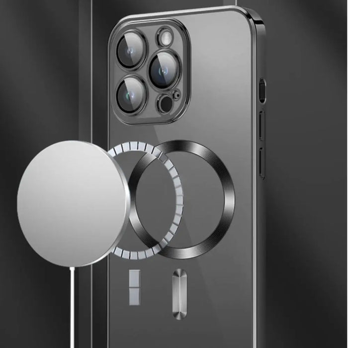 Wozinsky Electroplated Magsafe case for Samsung Galaxy S24 FE - blue - Cell phone cases and covers<<<HurtelXML