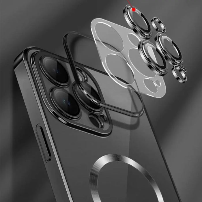 Wozinsky Electroplated Magsafe case for Samsung Galaxy S24 FE - blue - Cell phone cases and covers<<<HurtelXML