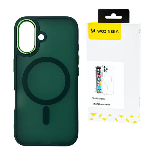 Wozinsky Fashion Case MagSafe for Samsung Galaxy S25 - Green - Cell phone cases and covers<<<HurtelXML