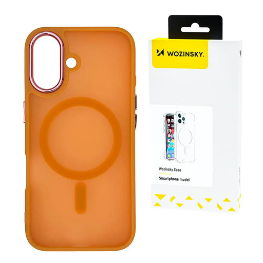 Wozinsky Fashion Case MagSafe for Samsung Galaxy S25+ - orange - Cell phone cases and covers<<<HurtelXML