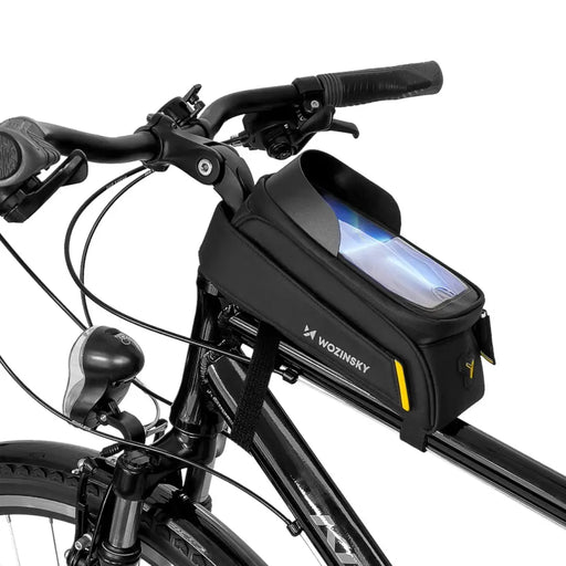 Wozinsky frame bike bag with phone case 1l black (WBB25BK) - Torby rowerowe<<<HurtelXML