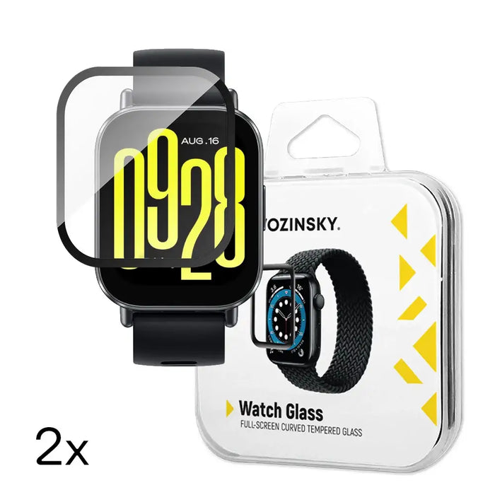 Wozinsky Full Glue Tempered Glass for Xiaomi Redmi Watch 5 Active (2 pcs.) - Cell phone tempered glass<<<HurtelXML