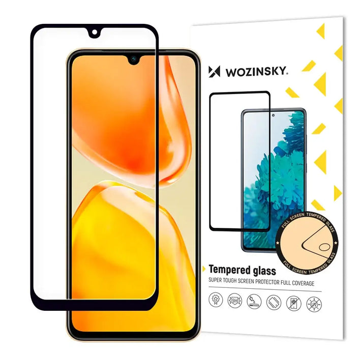 Wozinsky Full Glue Tempered Glass Vivo X80 Lite / V25 Full Screen with Frame black (case friendly) - Cell phone