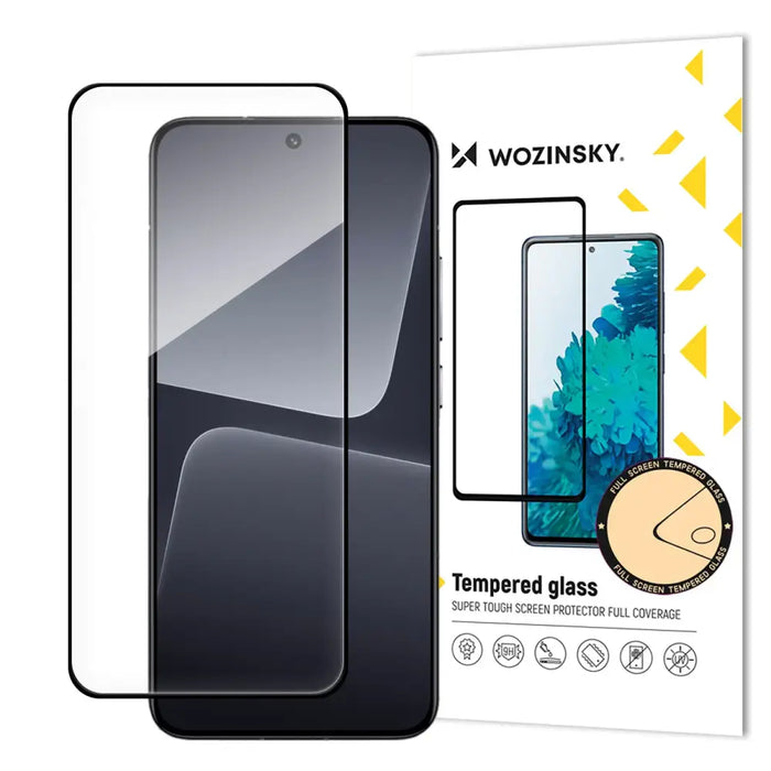 Wozinsky Full Glue tempered glass with black frame for Xiaomi 14 - Cell phone tempered glass<<<HurtelXML