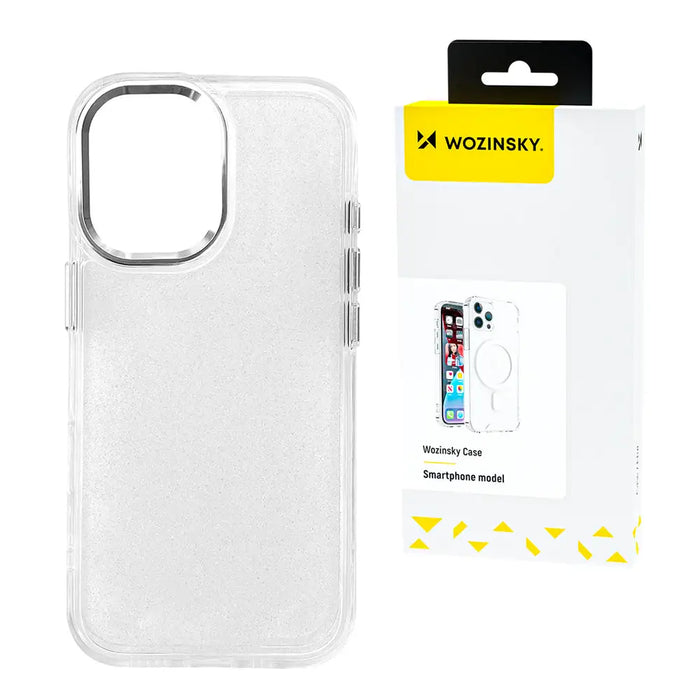 Wozinsky Glitter Case for Samsung Galaxy S25 Ultra - Clear with Glitter - Cell phone cases and covers<<<HurtelXML
