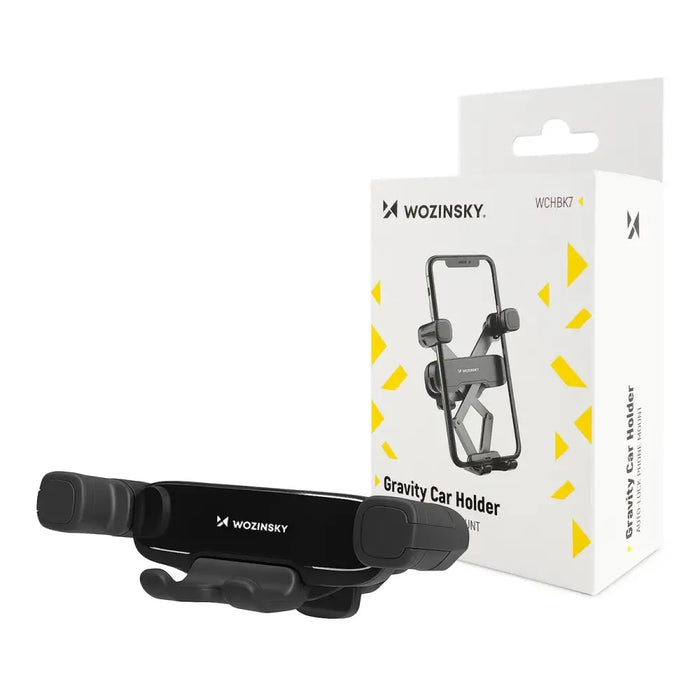 Wozinsky Gravity Car Phone Holder Black (WCHBK7) - Uchwyty samochodowe do telefonów<<<HurtelXML