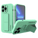 Wozinsky Kickstand Case iPhone 13 Pro Max Silicone Case with Stand Mint - Cell phone cases and covers<<<HurtelXML