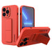 Wozinsky Kickstand Case silicone case with stand iPhone 13 Pro Max red - Cell phone cases and covers<<<HurtelXML