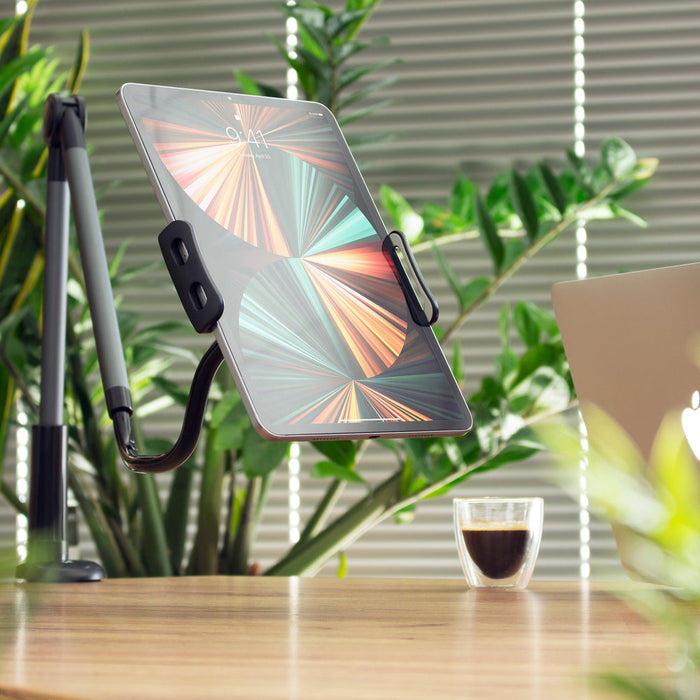 Wozinsky long flexible phone and tablet holder black (WTHBK5) - Uchwyty biurkowe do telefonów<<<HurtelXML