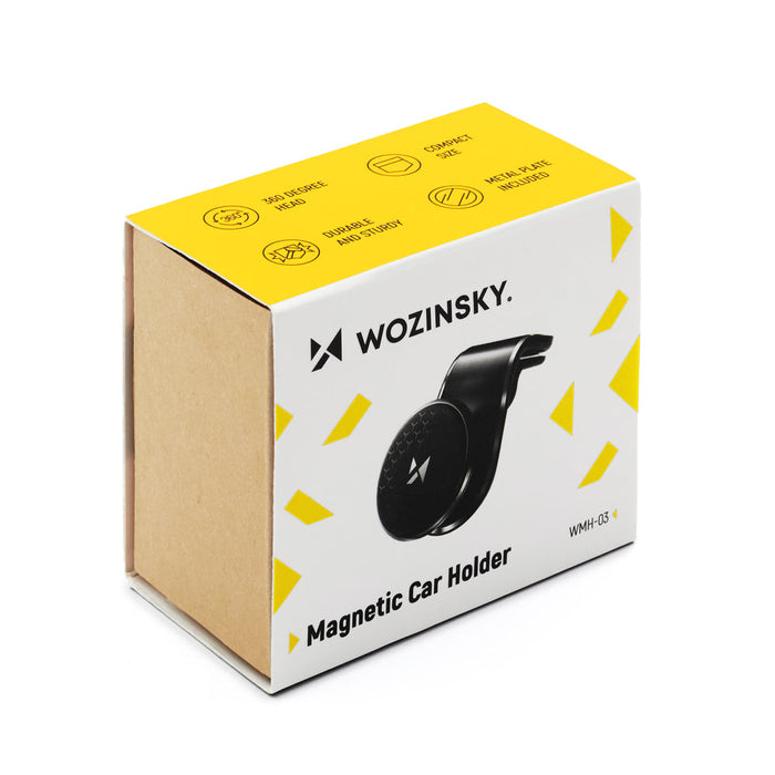 Wozinsky Magnetic Car Grille Mount 360 Black (WMH-03) - Uchwyty samochodowe do telefonów<<<HurtelXML