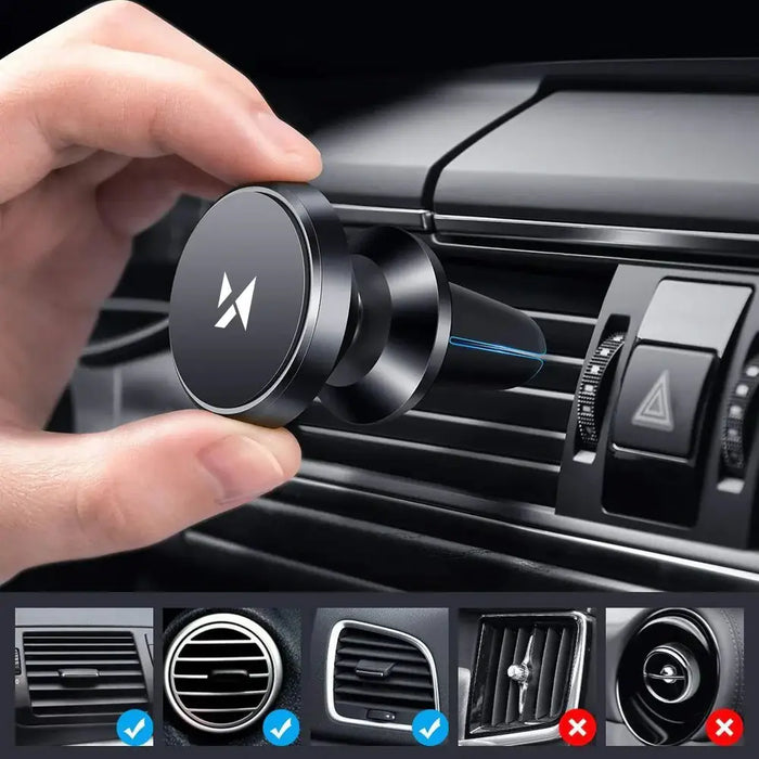 Wozinsky magnetic holder for car grill black (WMH-04) - Uchwyty samochodowe do telefonów<<<HurtelXML